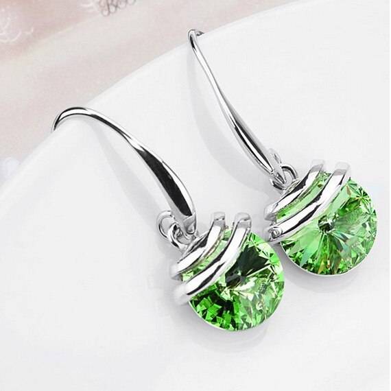 Fashion Drop Earrings For Women Crystals From Swarovski Long Dangle Earrings Jewelry Female Love Magic Bean Valentine’s Day Gift Fashion Drop Earrings For Women Crystals From Swarovski Long Dangle Earrings Jewelry Female Love Magic Bean Valentine's Day Gift
