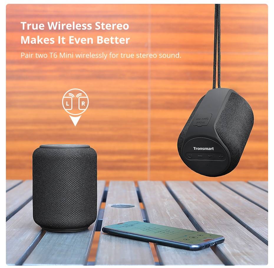 Mini Black / Red Bluetooth Wireless Speaker