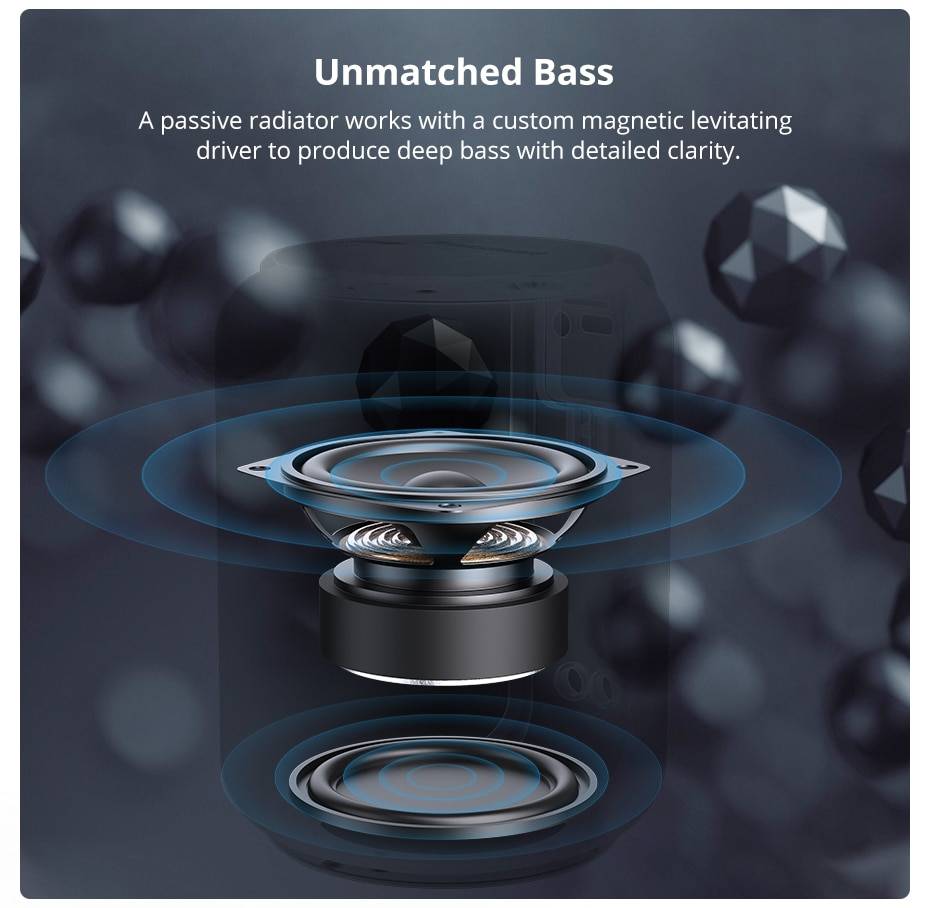 Mini Black / Red Bluetooth Wireless Speaker